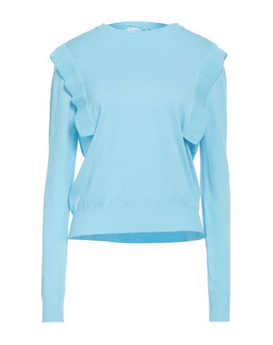 Caractere Caractère Woman Sweater Sky Blue Size 3 Viscose, Polyester