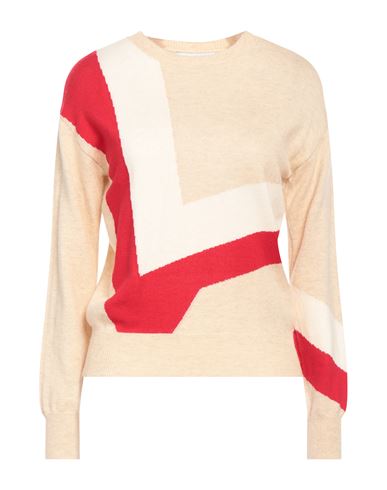 Caractere Caractère Woman Sweater Beige Size Xl Polyamide, Wool, Acrylic