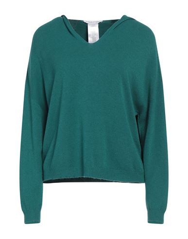 Caractere Caractère Woman Sweater Green Size 2 Viscose, Polyester, Polyamide