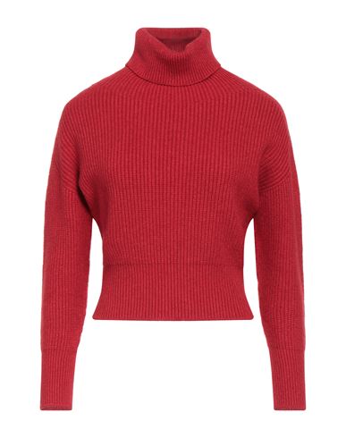 Caractere Caractère Woman Turtleneck Red Size 2 Viscose, Polyester, Polyamide