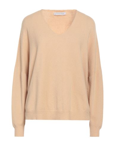 Caractere Caractère Woman Sweater Beige Size 2 Viscose, Polyester, Polyamide