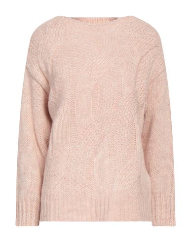 Caractere Caractère Woman Sweater Blush Size 2 Acrylic, Polyamide, Wool, Viscose In Pink