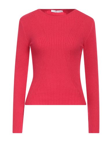 Caractere Caractère Woman Sweater Coral Size 2 Viscose, Polyester, Polyamide In Red