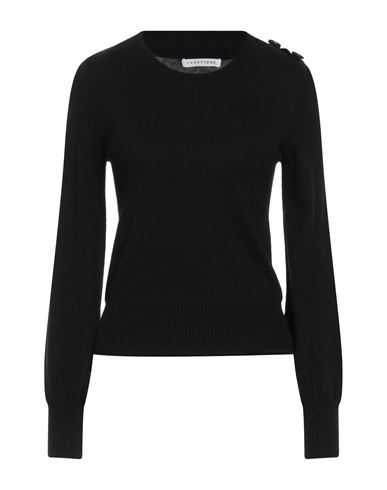 Caractere Caractère Woman Sweater Black Size Xl Acrylic, Polyamide, Viscose, Cashmere