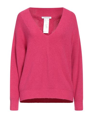 Caractere Caractère Woman Sweater Fuchsia Size 2 Viscose, Polyester, Polyamide In Pink