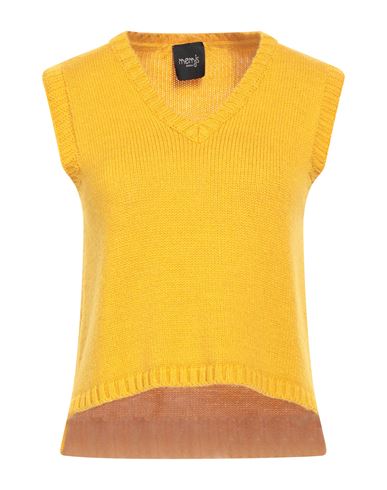 Mem.js Mem. Js Woman Sweater Yellow Size 2 Acrylic, Polyamide, Wool, Alpaca Wool