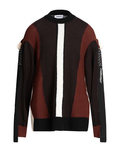 Ambush Man Sweater Dark Brown Size L Wool, Polyamide, Polyurethane, Polyester, Cotton