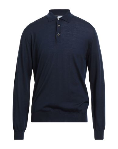 Boglioli Man Sweater Midnight Blue Size Xxl Virgin Wool In Blue