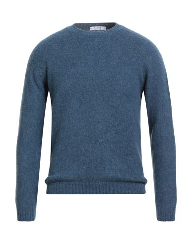 Boglioli Wool And Cashmere-blend Sweater In Blue