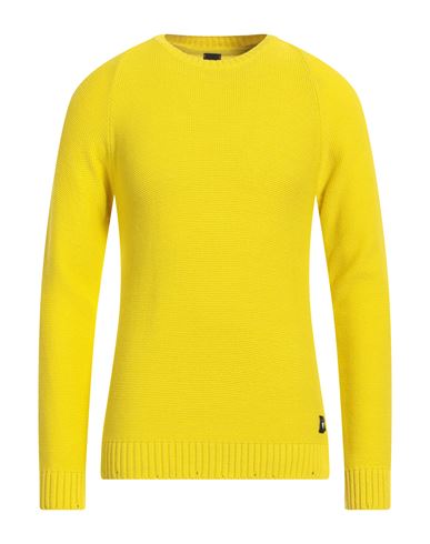 Why Not Brand Man Sweater Yellow Size L Acrylic, Wool