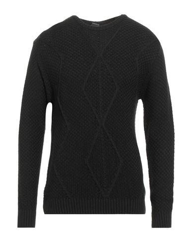 Why Not Brand Man Sweater Black Size L Acrylic, Wool