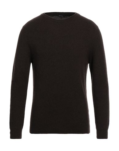 Shop Bellwood Man Sweater Dark Brown Size L Cashmere