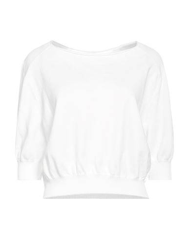 Liviana Conti Woman Sweater Off White Size 10 Cotton, Viscose, Polyamide