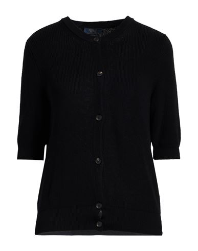 Peserico Woman Cardigan Black Size 4 Cotton In Black