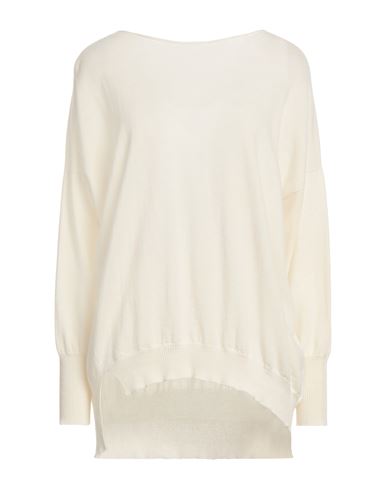 Liviana Conti Woman Sweater Off White Size 12 Virgin Wool