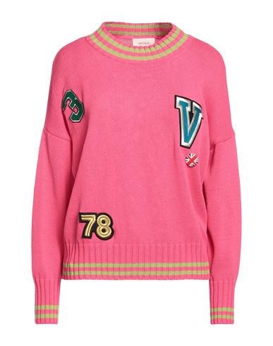 Vicolo Woman Sweater Pink Size Onesize Cotton