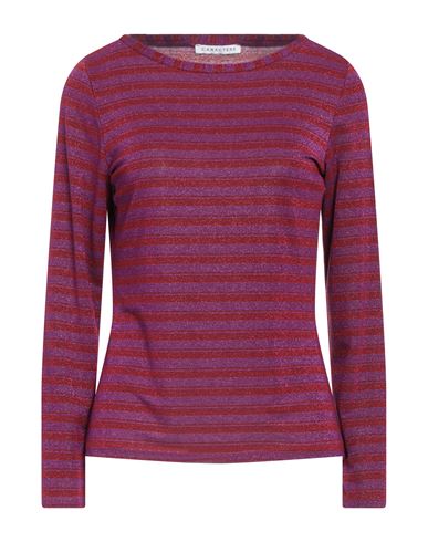 Caractere Caractère Woman Sweater Fuchsia Size M Viscose, Polyamide, Polyester, Elastane In Pink