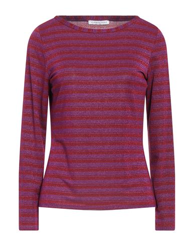 Caractere Caractère Woman Sweater Fuchsia Size S Viscose, Polyamide, Polyester, Elastane In Pink