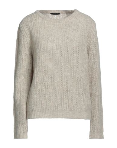 Bellwood Woman Sweater Beige Size M Alpaca Wool, Polyamide, Virgin Wool