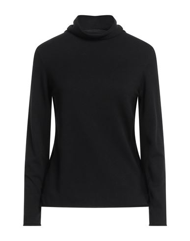 Bellwood Woman Turtleneck Black Size S Viscose, Polyester, Nylon