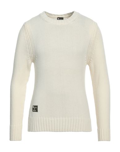 Blauer Man Sweater Ivory Size Xl Wool, Polyamide, Polyester In White