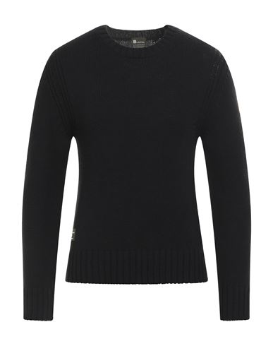 Shop Blauer Man Sweater Black Size Xxl Wool, Polyamide, Polyester