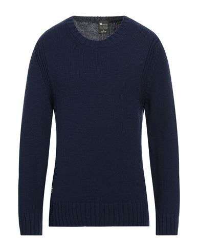 Blauer Man Sweater Midnight Blue Size L Wool, Polyamide, Polyester