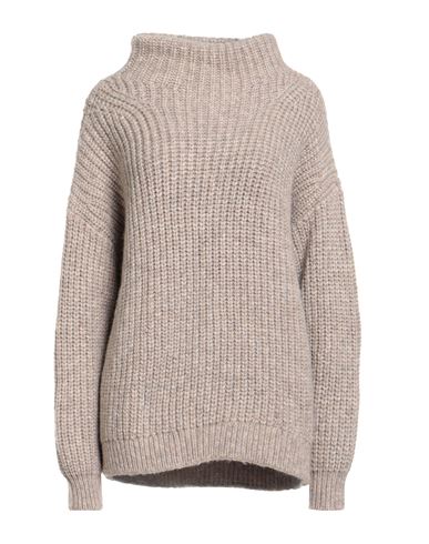 Isabel Marant Woman Turtleneck Beige Size 4 Wool, Acrylic, Polyamide In Multi