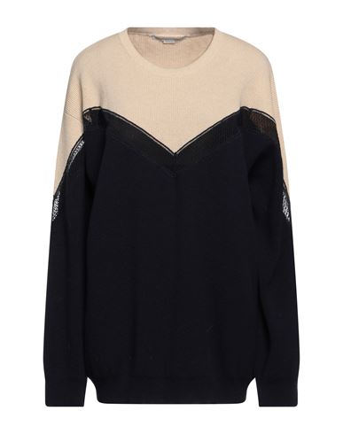 Shop Stella Mccartney Woman Sweater Midnight Blue Size 4-6 Cashmere, Virgin Wool