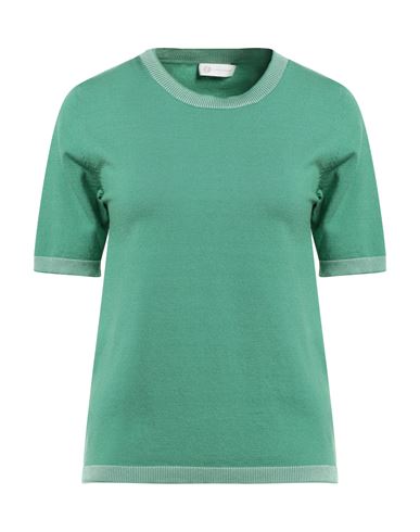 Diana Gallesi Woman Sweater Green Size L Polyester, Acrylic, Viscose, Polyamide