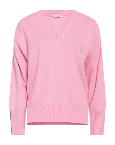 Peserico Woman Sweater Pink Size 2 Virgin Wool, Silk, Cashmere