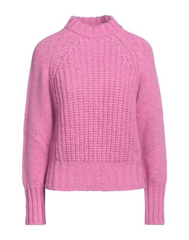 Peserico Woman Sweater Magenta Size 6 Alpaca Wool, Polyamide, Virgin Wool
