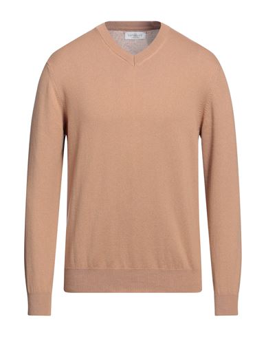 Shop Bellwood Man Sweater Camel Size 40 Cotton, Wool, Cashmere In Beige