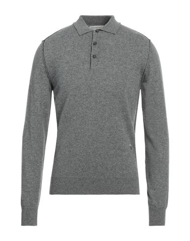 Trussardi Man Sweater Grey Size L Polyamide, Viscose, Wool, Cashmere