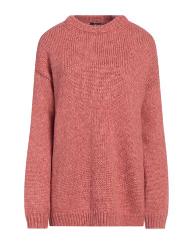 Shop Aragona Woman Sweater Pastel Pink Size 10 Baby Alpaca Wool, Merino Wool, Polyamide