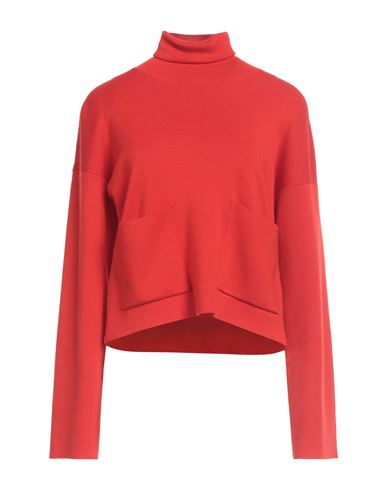 Jucca Woman Turtleneck Red Size L Virgin Wool