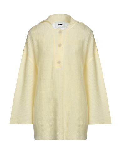 Rus Woman Sweater Light Yellow Size S Alpaca Wool, Wool, Polyamide
