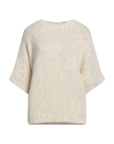 Peserico Woman Sweater Beige Size 6 Alpaca Wool, Polyamide, Viscose, Merino Wool, Polyester