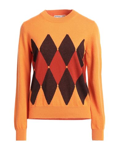Ballantyne Of Peebles Woman Sweater Orange Size 6 Cashmere