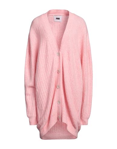 Rus Woman Cardigan Pink Size M Polyamide, Merino Wool, Baby Alpaca Wool, Elastane