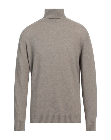 Filippo De Laurentiis Man Turtleneck Dove Grey Size 44 Cashmere, Silk, Polyester