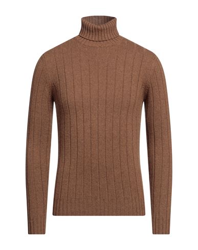 Filippo De Laurentiis Man Turtleneck Brown Size 36 Cashmere