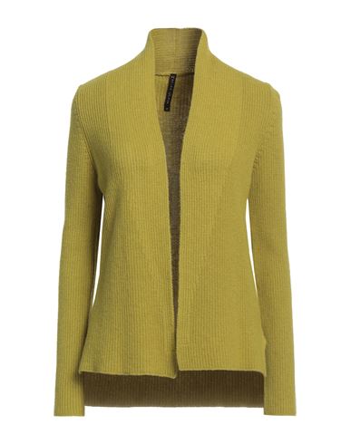 Manila Grace Woman Cardigan Lime Green Size Xs Polyamide, Wool, Viscose, Cashmere In Green