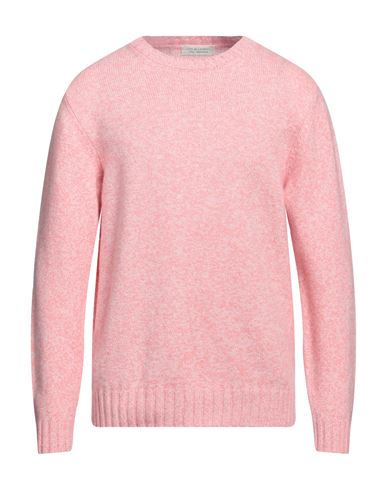 Filippo De Laurentiis Man Sweater Salmon Pink Size 48 Merino Wool, Cashmere