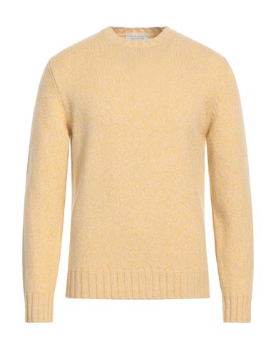 Shop Filippo De Laurentiis Man Sweater Yellow Size 46 Merino Wool, Cashmere