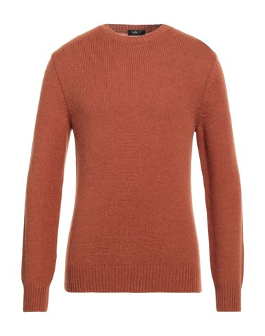 Shop Suite 191 Man Sweater Rust Size 42 Wool, Alpaca Wool, Polyamide In Red