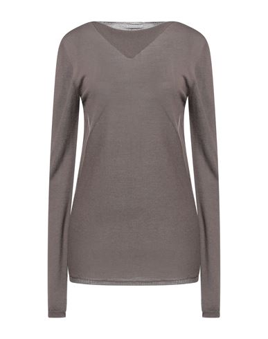 Rick Owens Woman Sweater Dove Grey Size L Virgin Wool