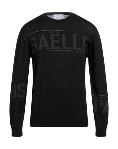 Gaelle Paris Gaëlle Paris Man Sweater Black Size M Merino Wool, Acrylic