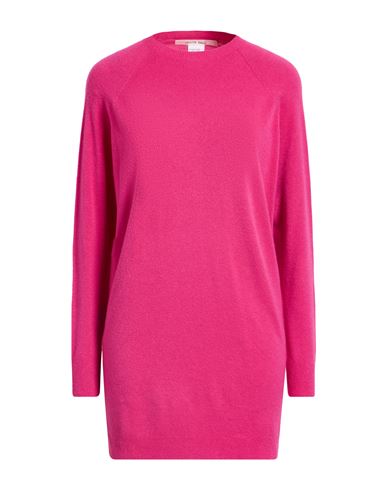 Angela Davis Woman Sweater Fuchsia Size M Viscose, Polyester, Polyamide In Pink