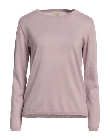 Massimo Alba Woman Sweater Pastel Pink Size L Cotton, Cashmere